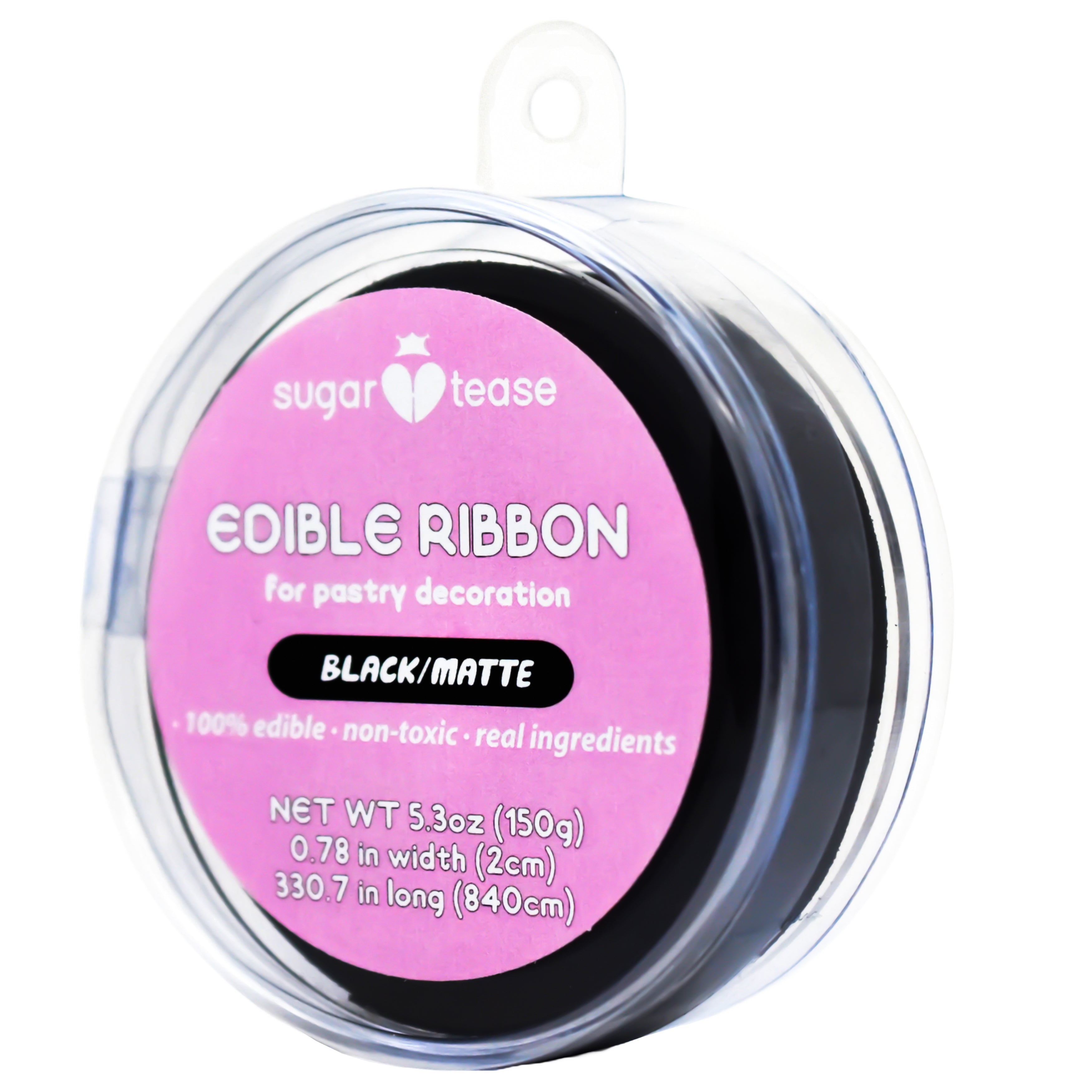 Edible Ribbon Cake Decoration (Matte)