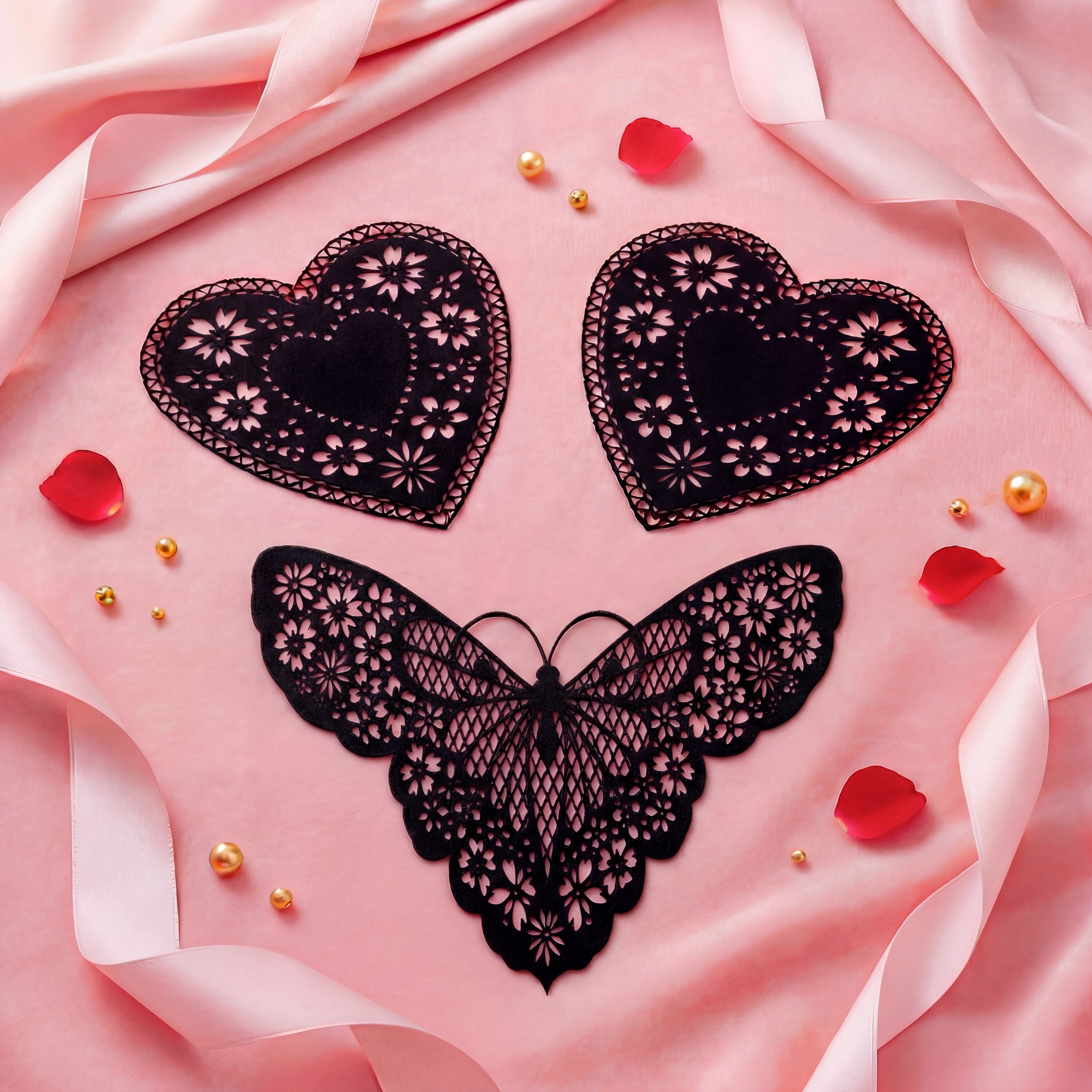 Floral Edible Lingerie Bubblegum Flavor