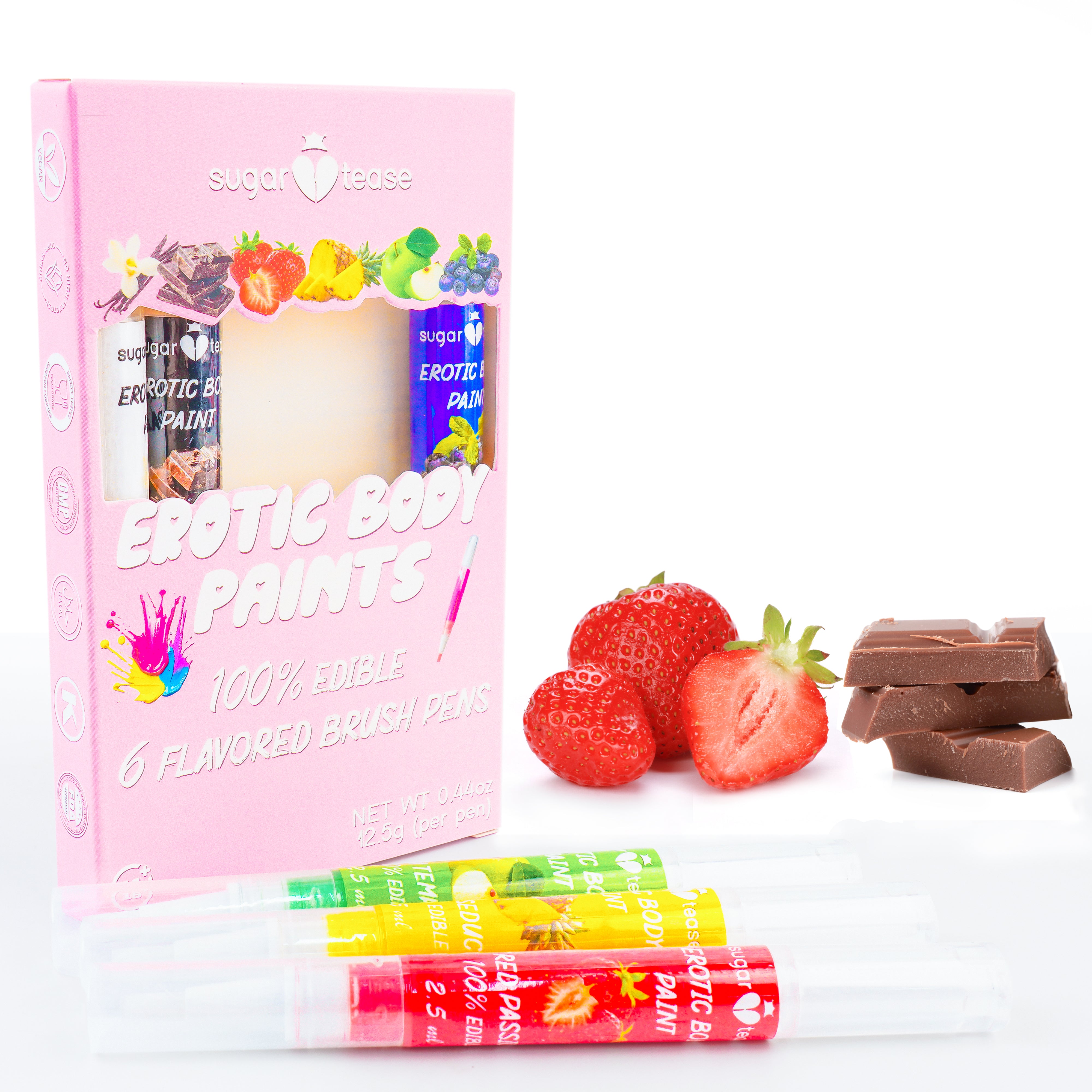 Standard Colors Edible Flavored Body Paints