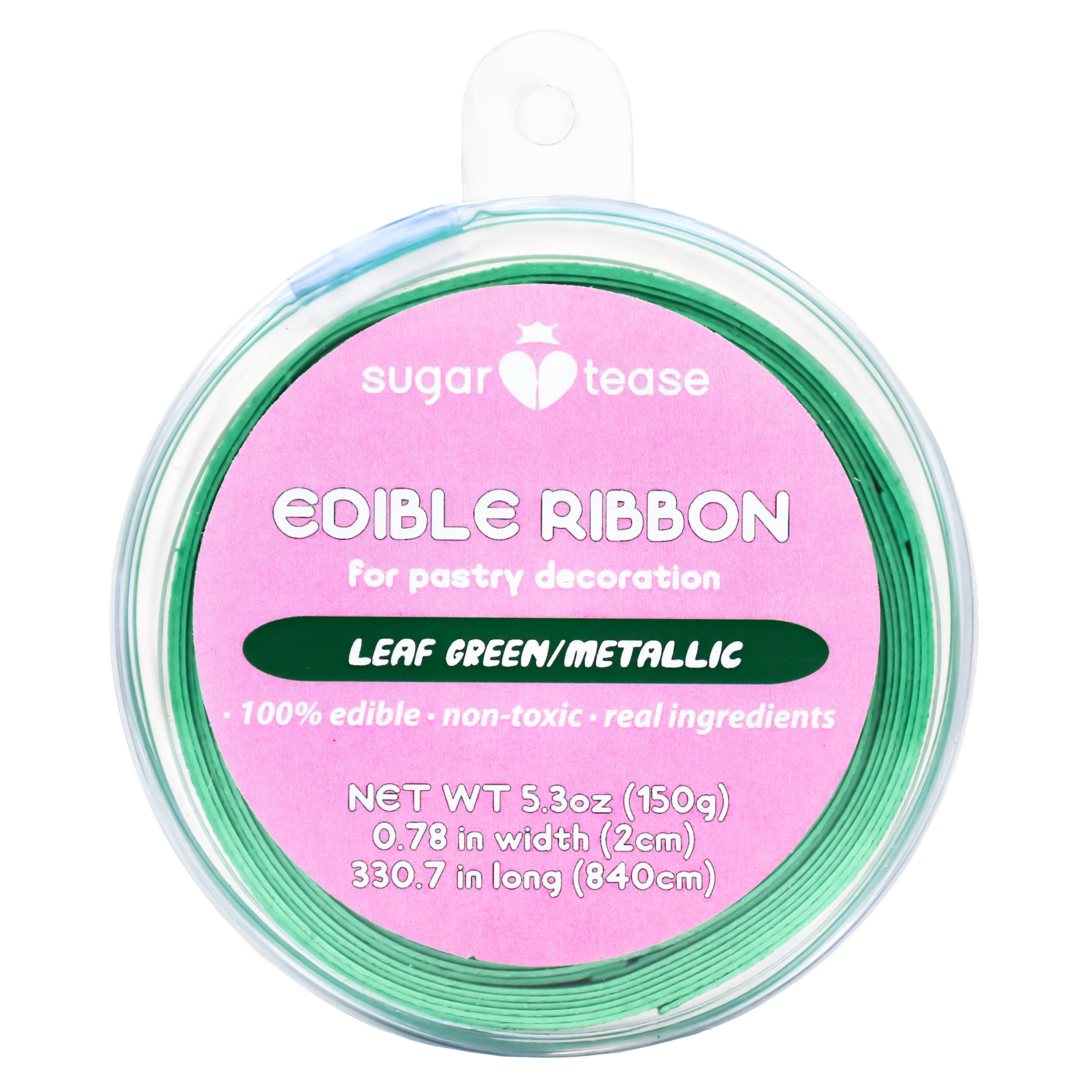 Edible Ribbon Cake Decoration (Metallic)