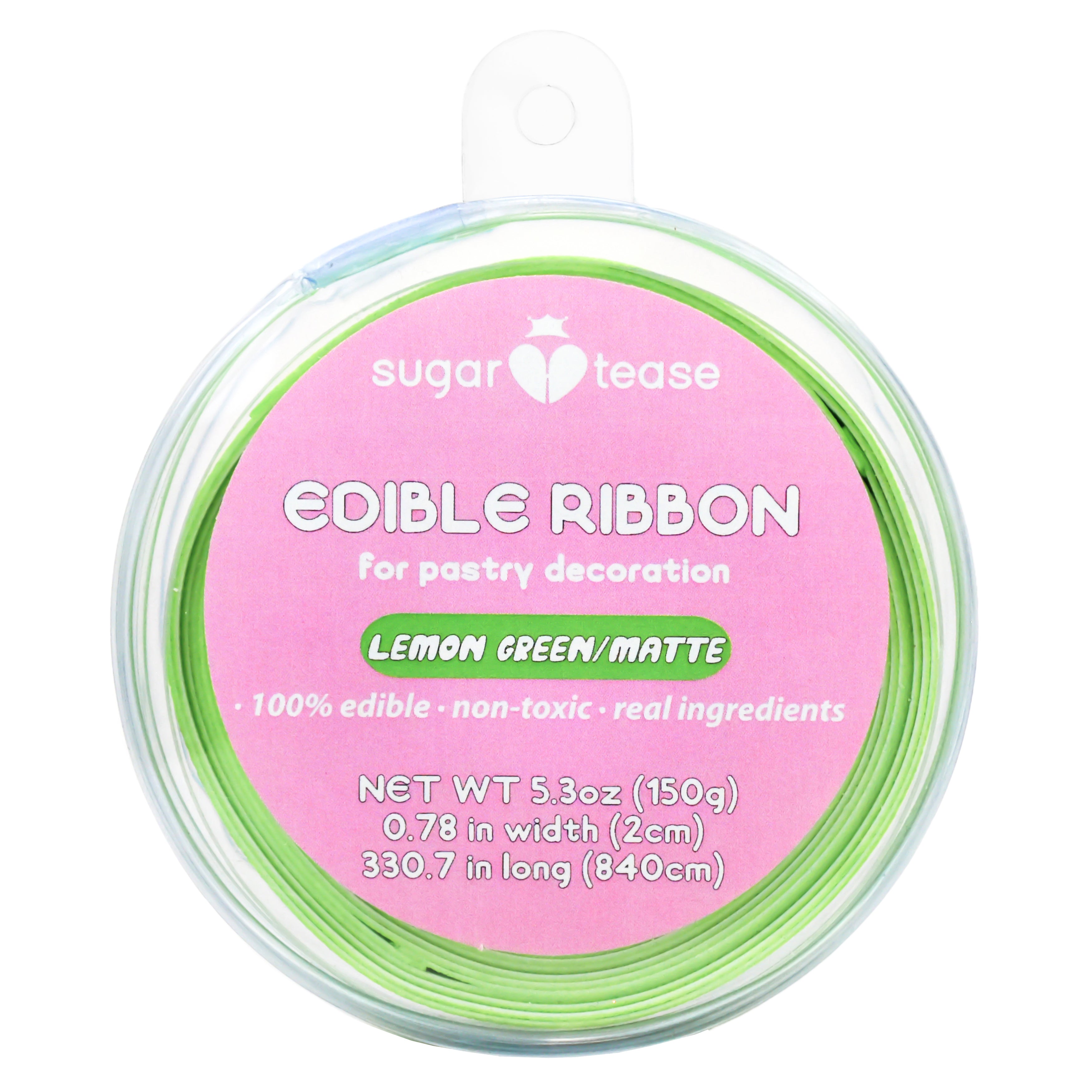 Edible Ribbon Cake Decoration (Matte)
