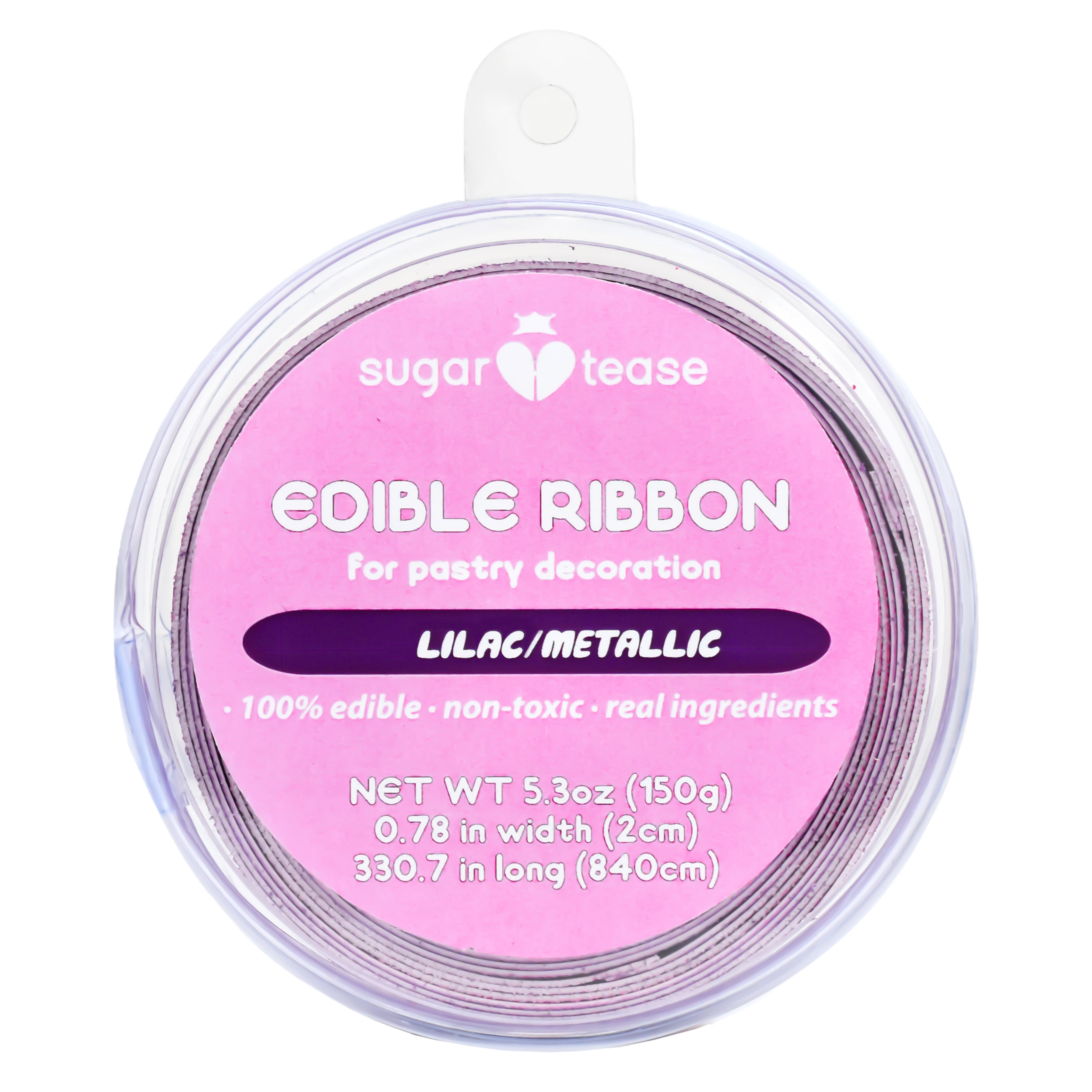 Edible Ribbon Cake Decoration (Metallic)