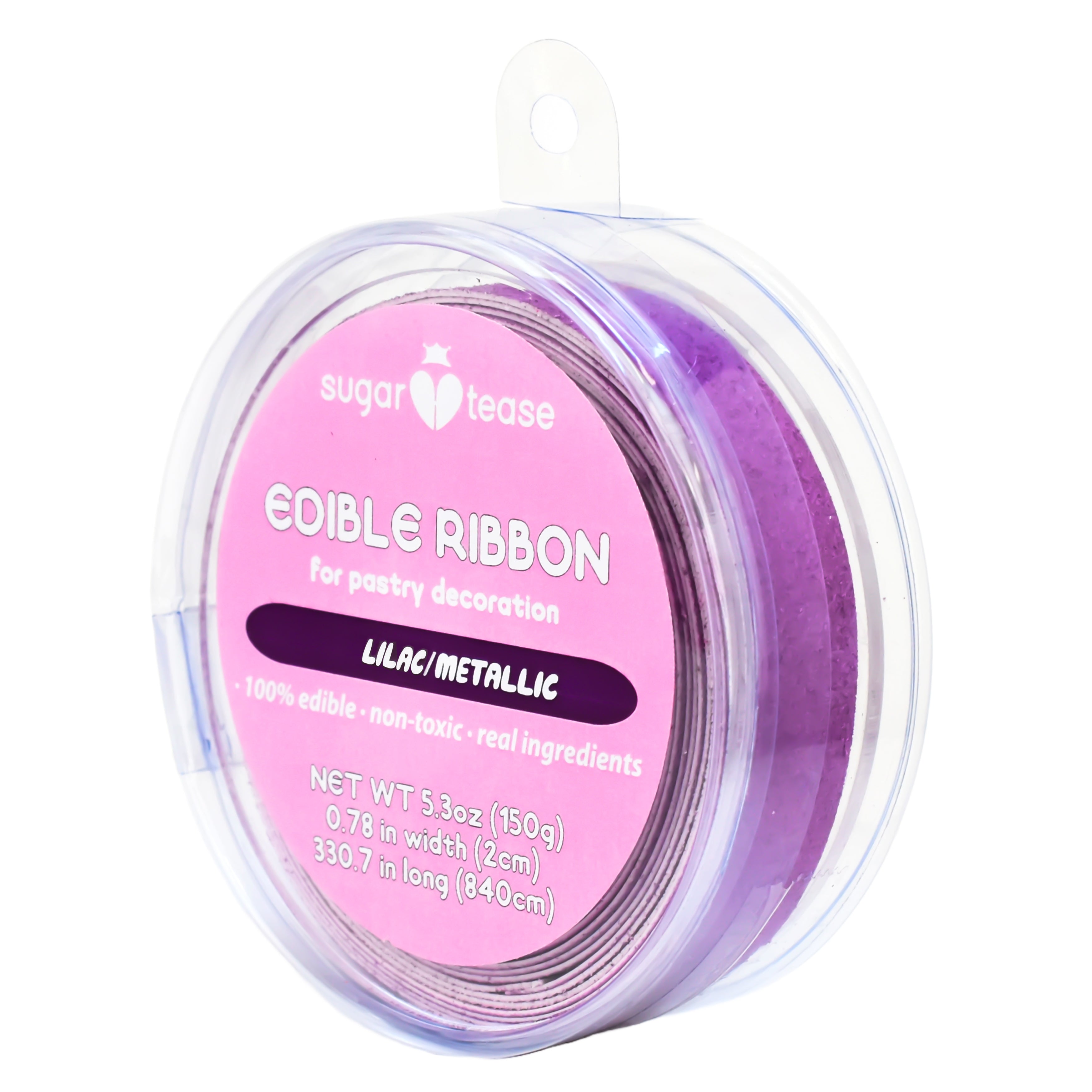 Edible Ribbon Cake Decoration (Metallic)