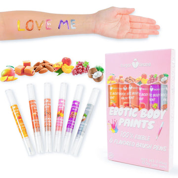 Exclusive Colors Edible Flavored Body Paints