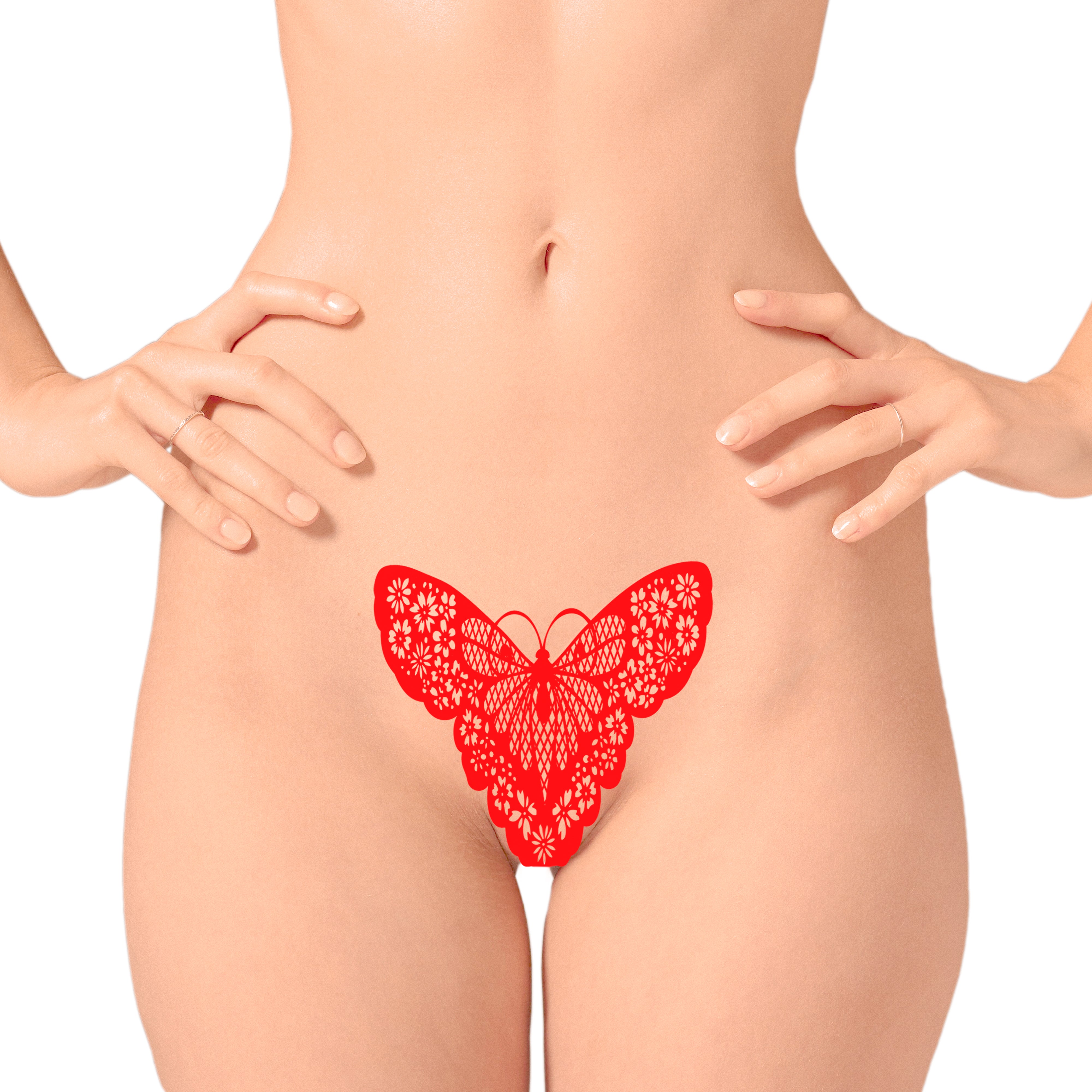 Floral Edible Lingerie Bubblegum Flavor