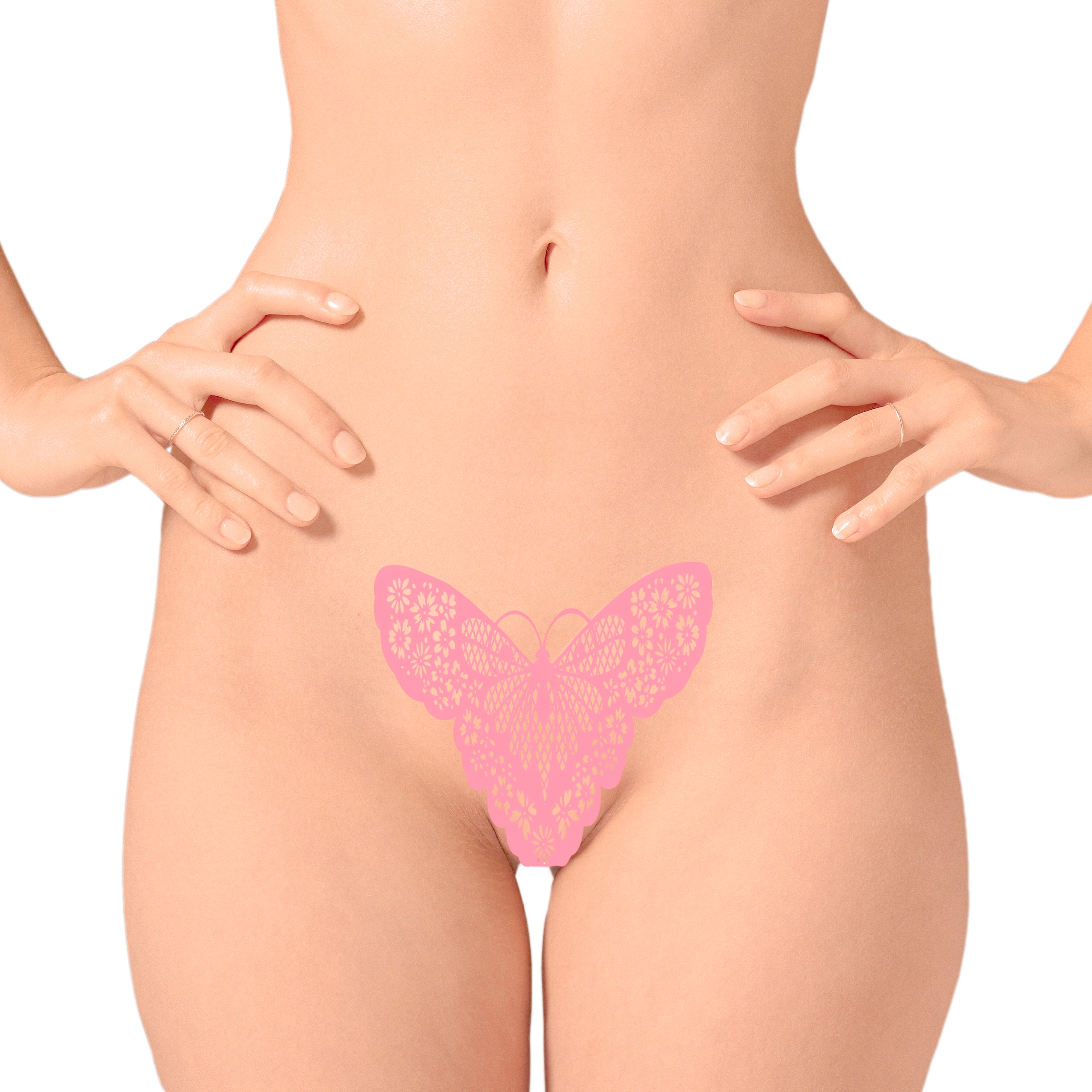 Floral Edible Lingerie Bubblegum Flavor