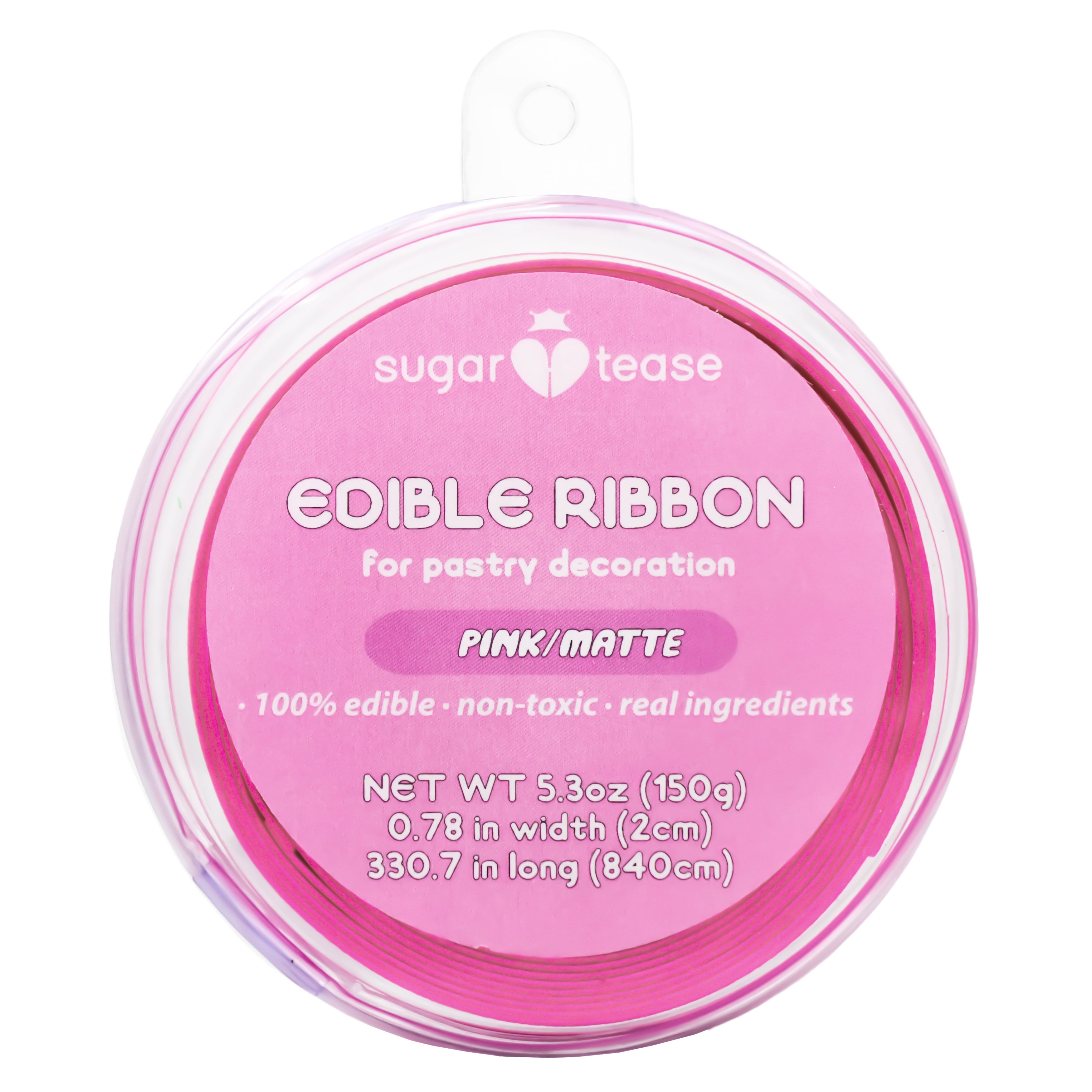 Edible Ribbon Cake Decoration (Matte)