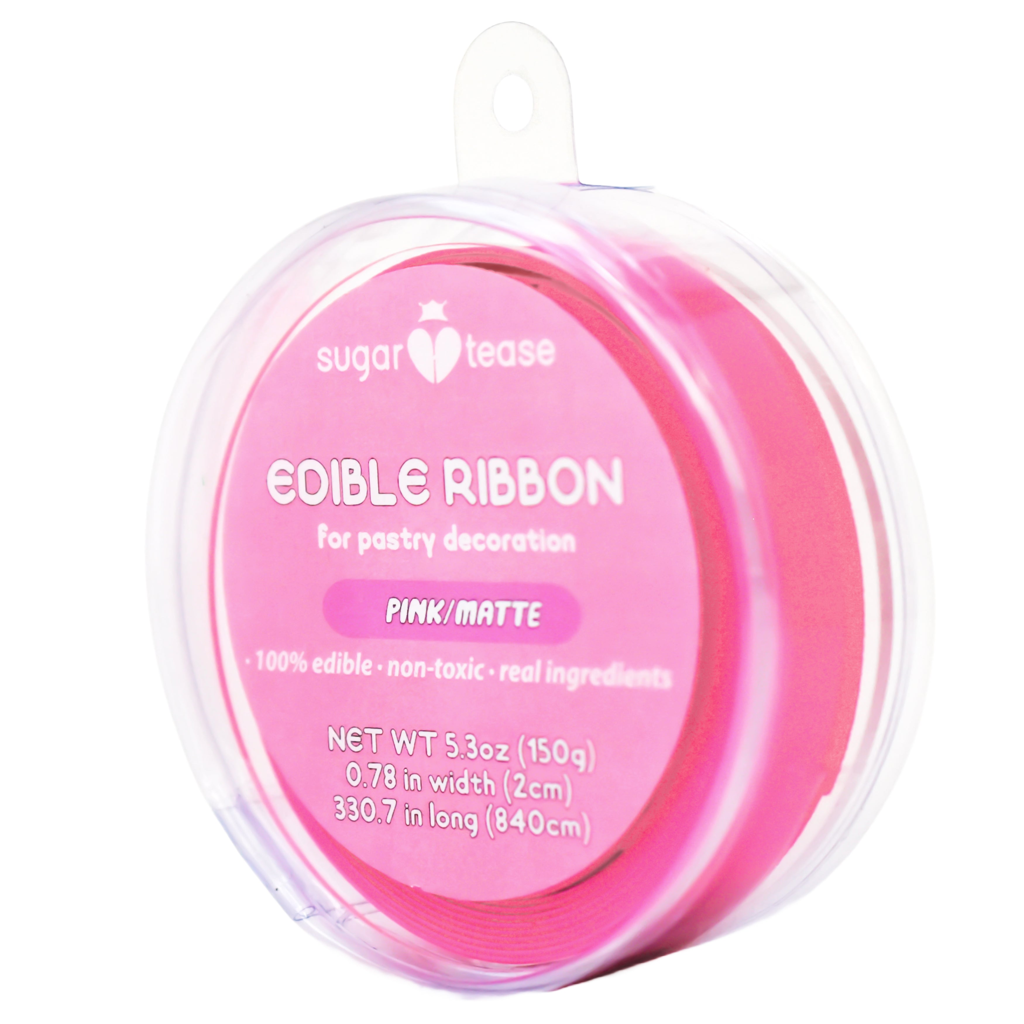 Edible Ribbon Cake Decoration (Matte)