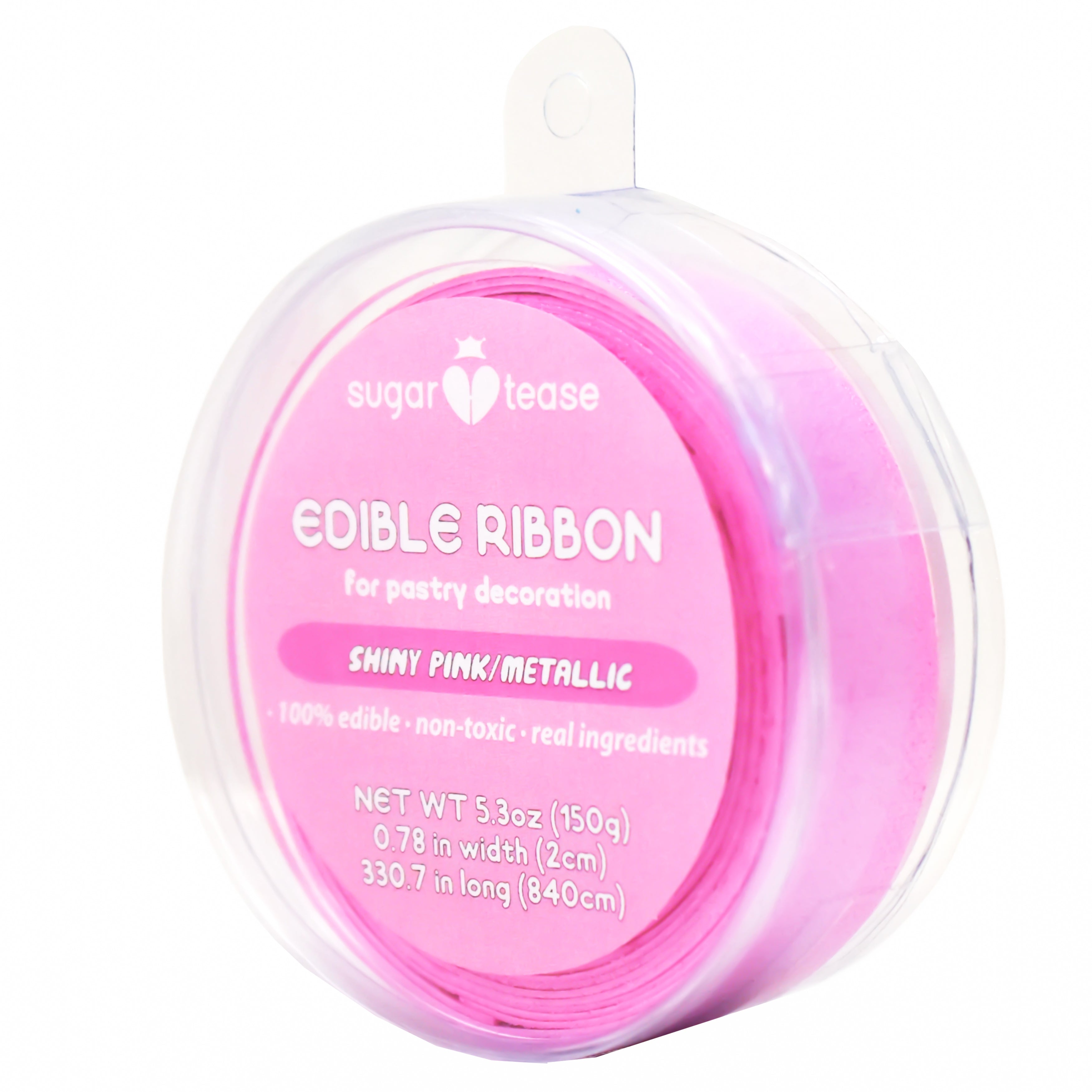 Edible Ribbon Cake Decoration (Metallic)