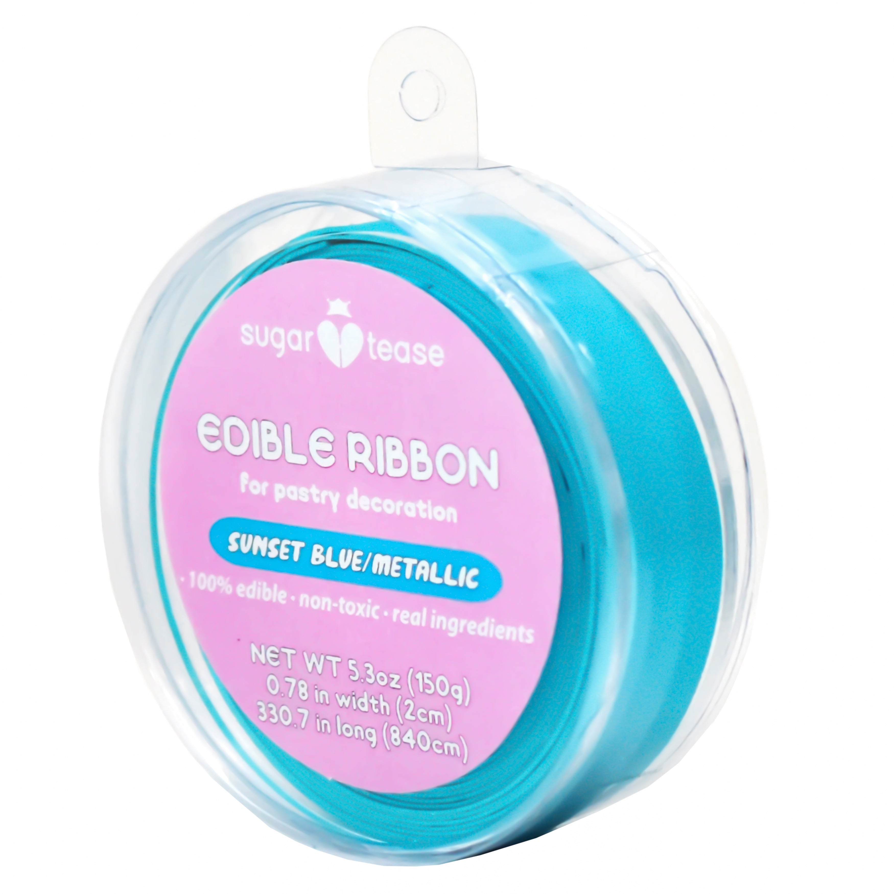 Edible Ribbon Cake Decoration (Metallic)