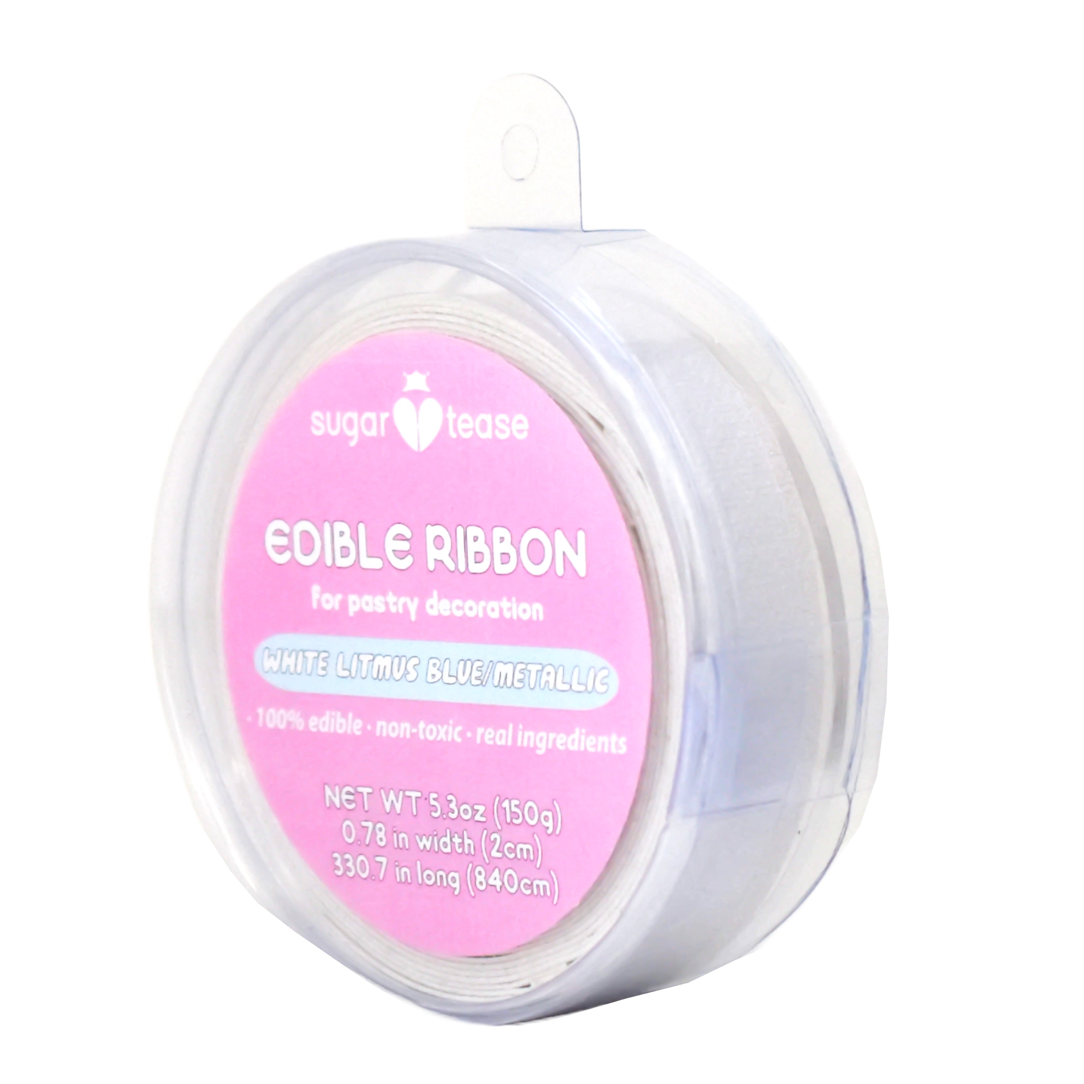 Edible Ribbon Cake Decoration (Metallic)