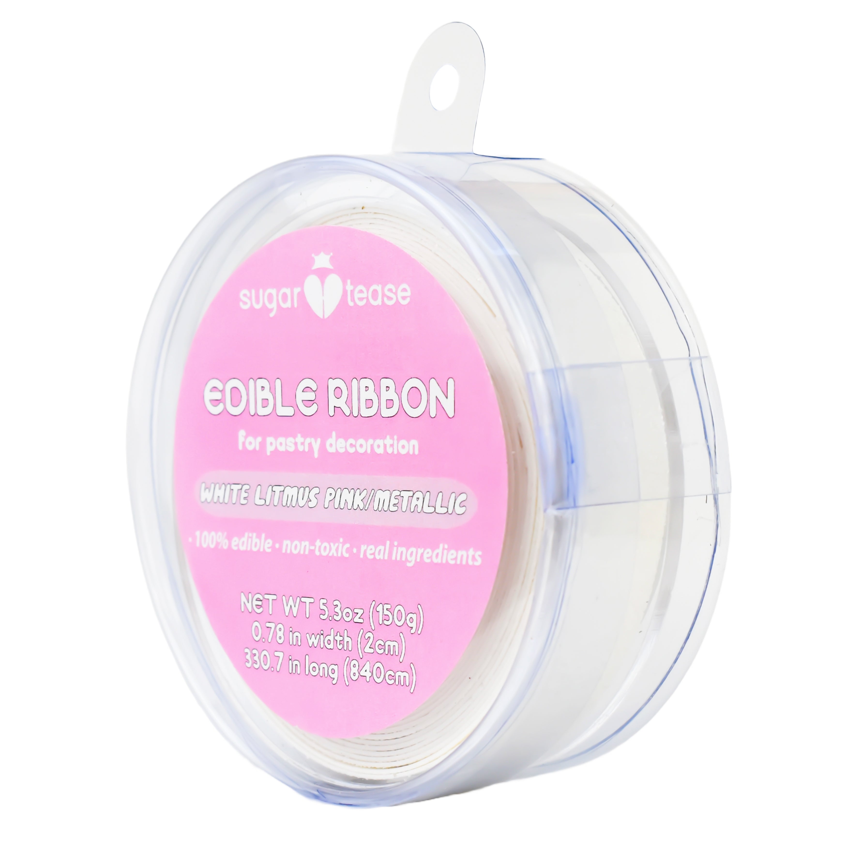 Edible Ribbon Cake Decoration (Metallic)
