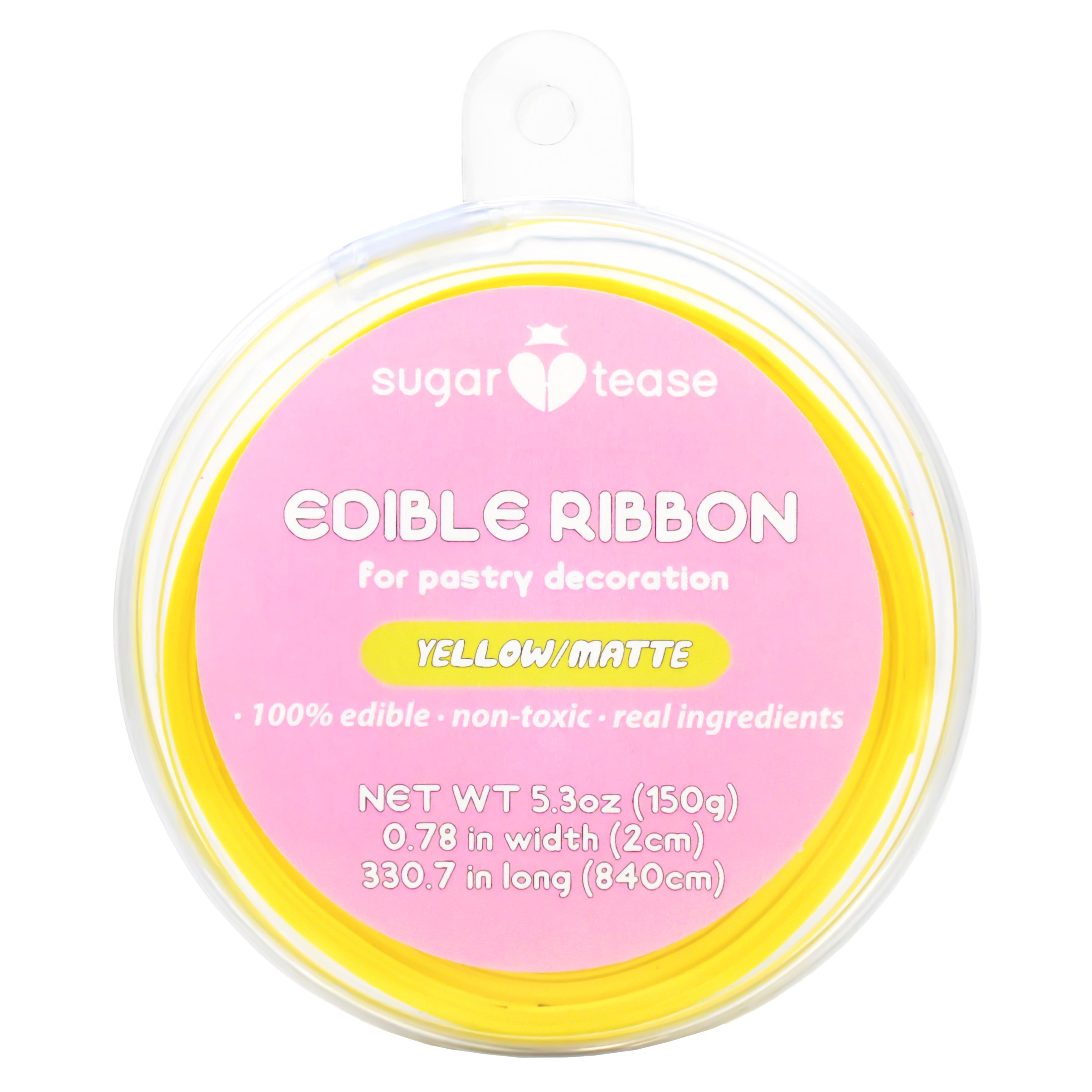 Edible Ribbon Cake Decoration (Matte)
