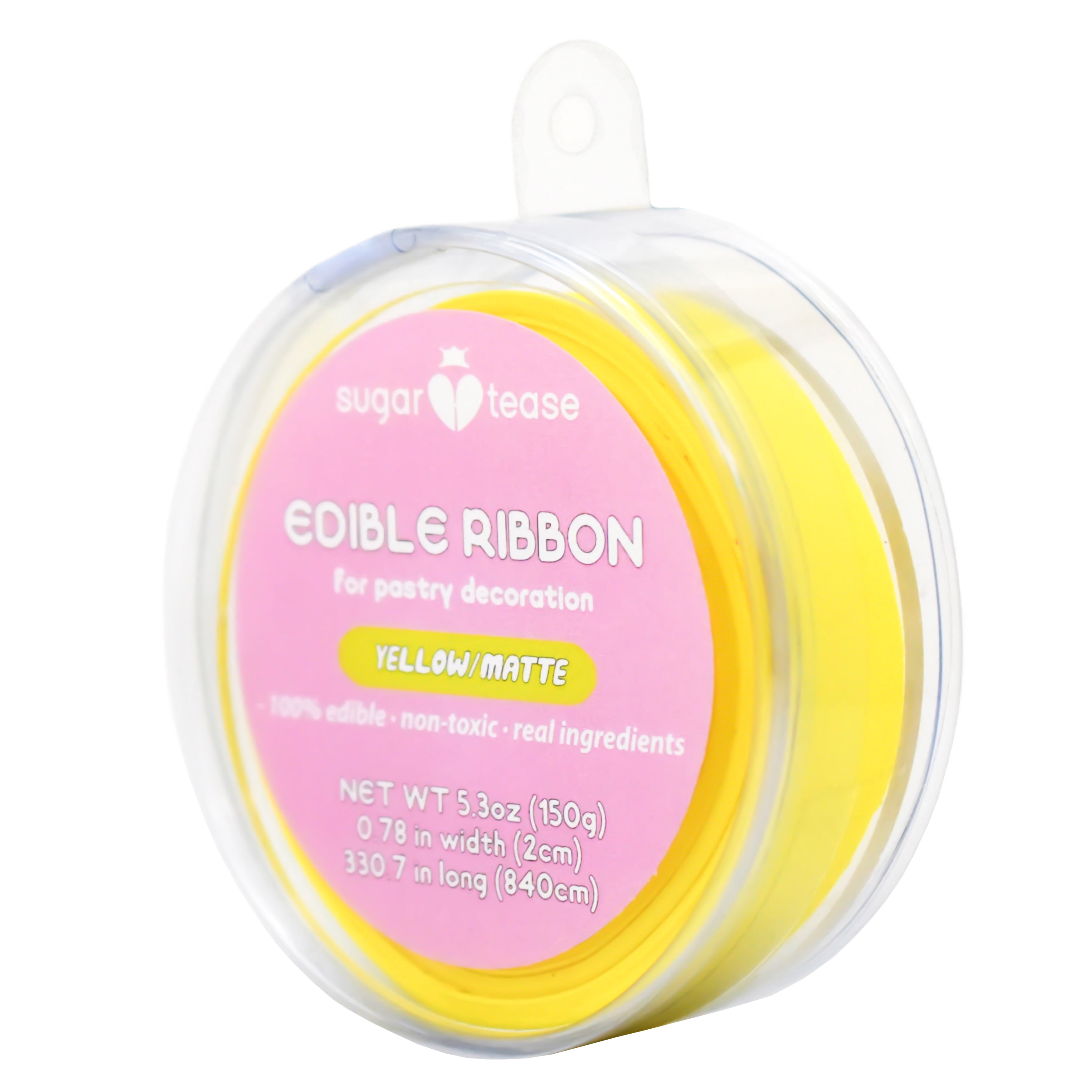 Edible Ribbon Cake Decoration (Matte)